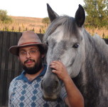 Rubén with a Horse